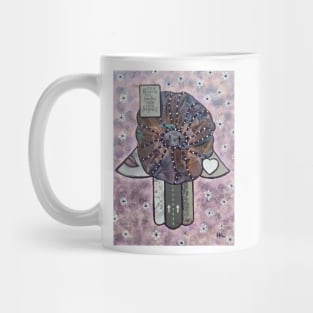 FRIENDSHIP BLOOMS Hamsa by Harriette Knight Mug